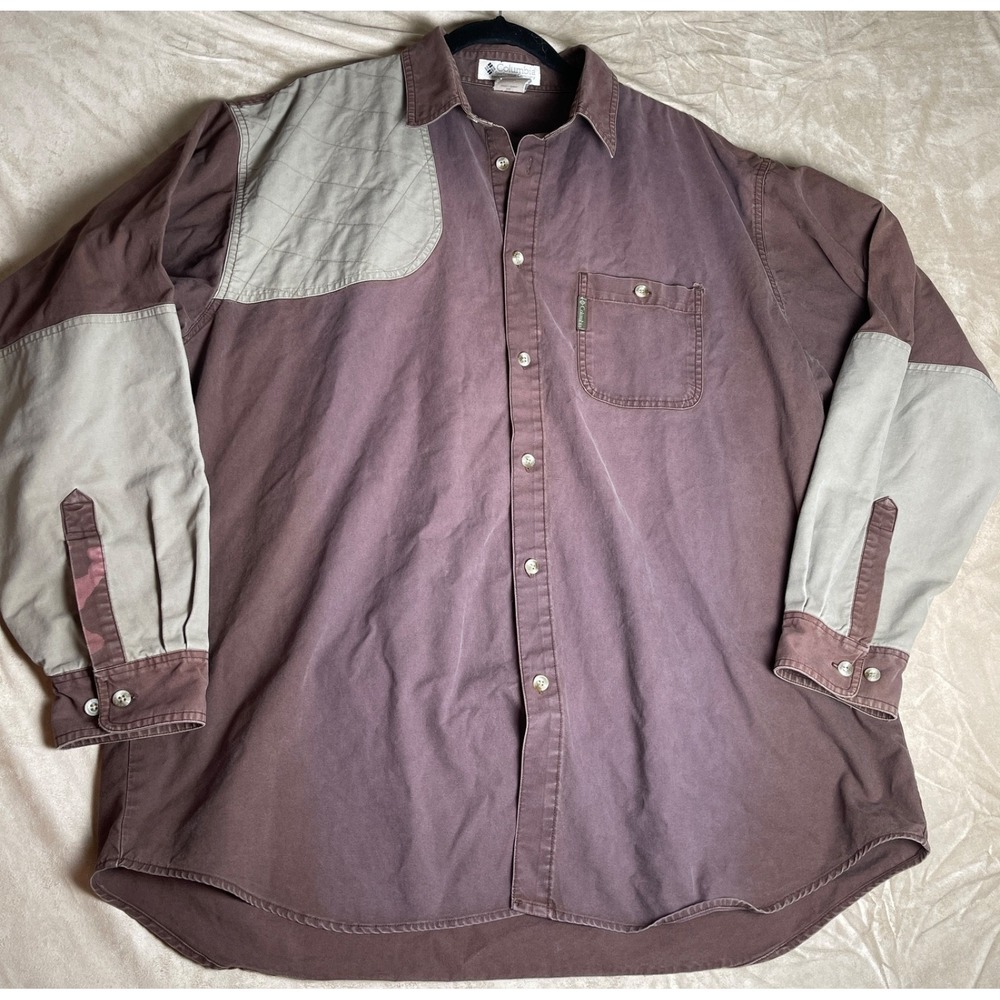 Vintage 90s Columbia Briashun Shooting Shirt XL